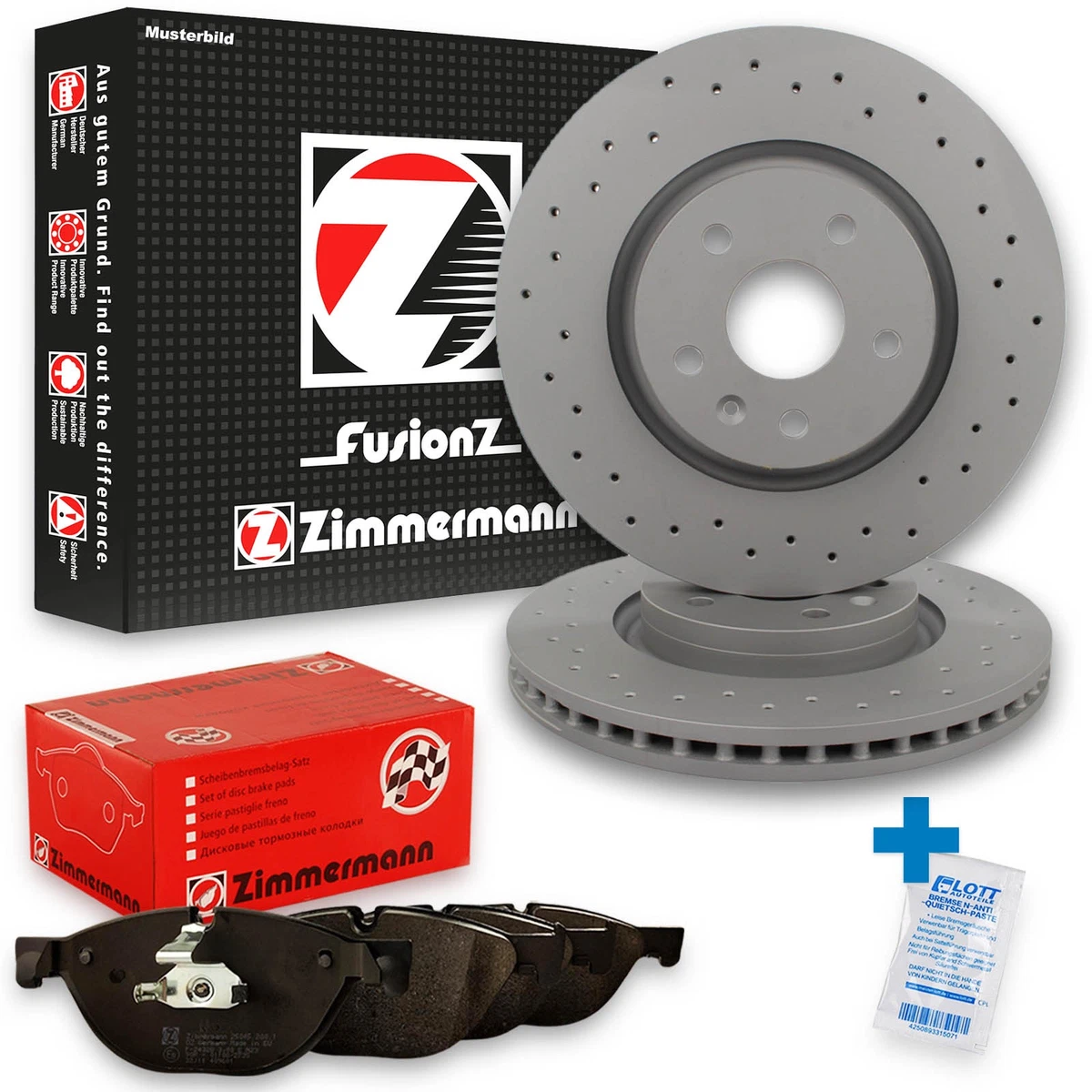 Гальмівні диски та колодки Zimmermann для AUDI A7 Sportback