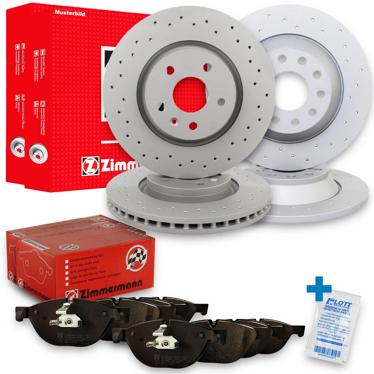 Гальмівні колодки та диски Zimmermann для CITROEN AX — надійність і безпека