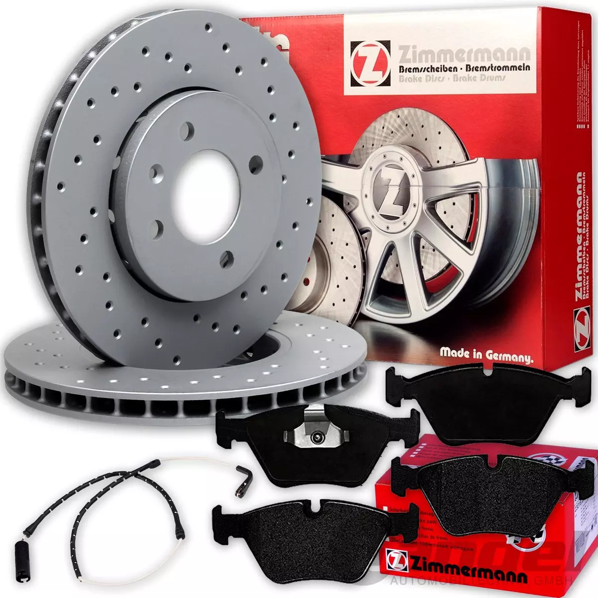 Огляд гальмівних компонентів Zimmermann для FIAT PANDA (141_)