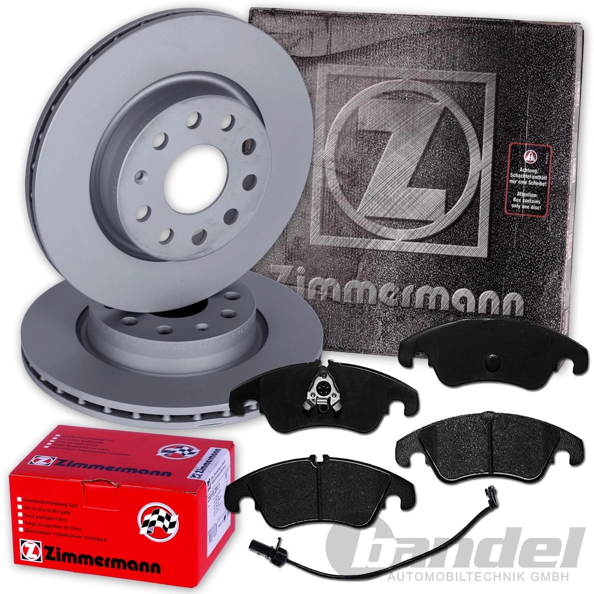 Гальмівні колодки та диски Zimmermann для VW Multivan T5: Надійність і якість