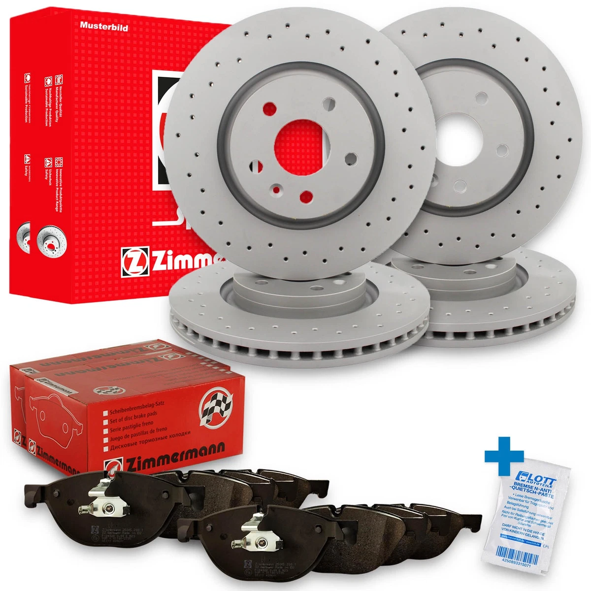 Безпечне гальмування для BMW 2 купе (F22, F87): Zimmermann