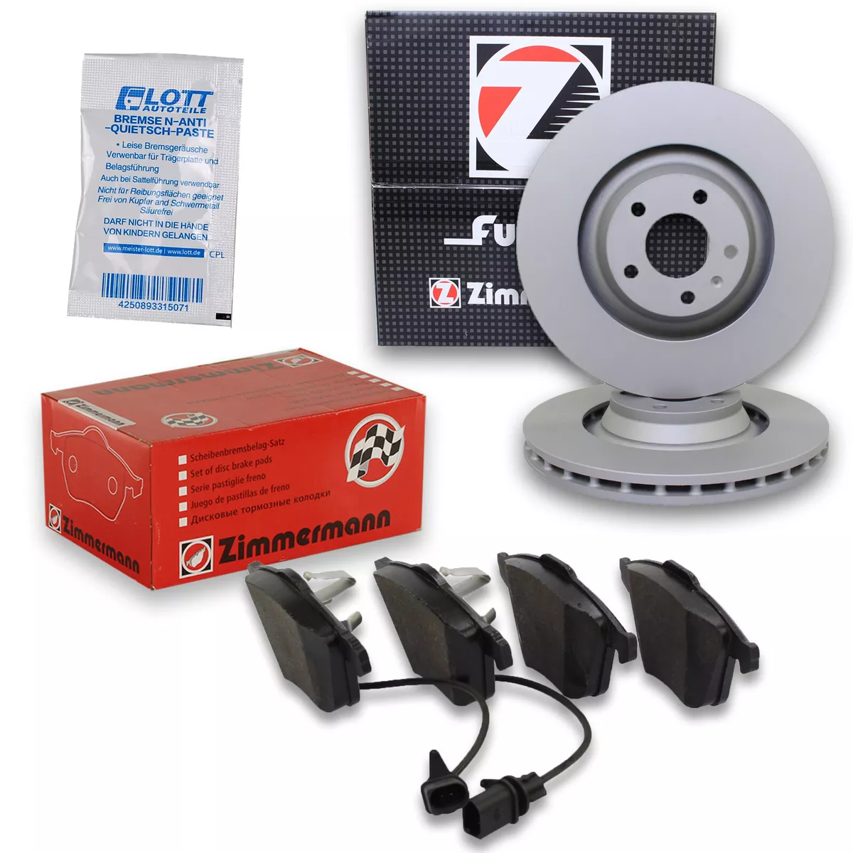 Гальмівні колодки та диски Zimmermann для FORD C-MAX (DM2) - безпека та якість