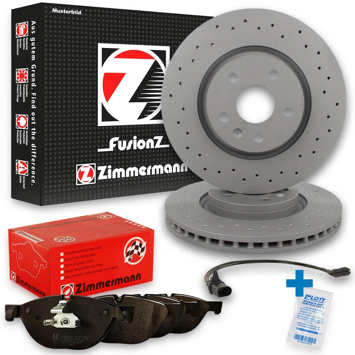 Безпечне гальмування для BMW 2 купе (F22, F87): Zimmermann