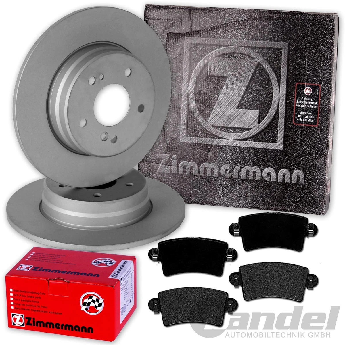 Гальмівні колодки та диски Zimmermann для BMW 6 купе (F13) Гальмівні колодки та диски Zimmermann для BMW 6 купе (F13)