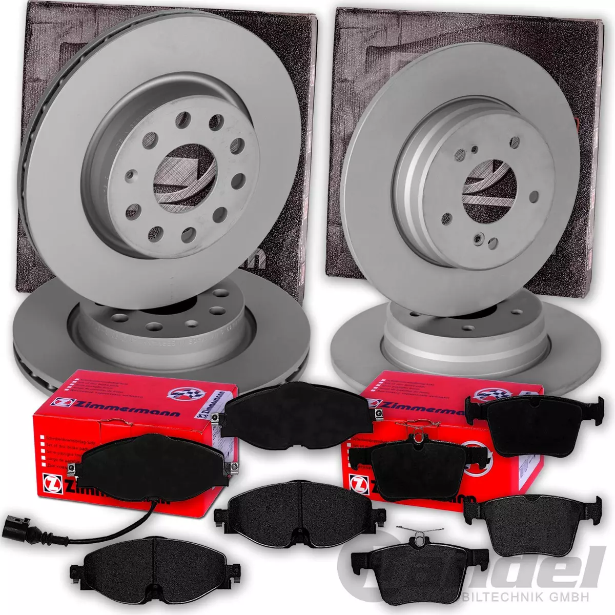 Гальмівні диски та колодки Zimmermann для Audi A6 (4A2, C4) до 1997 року