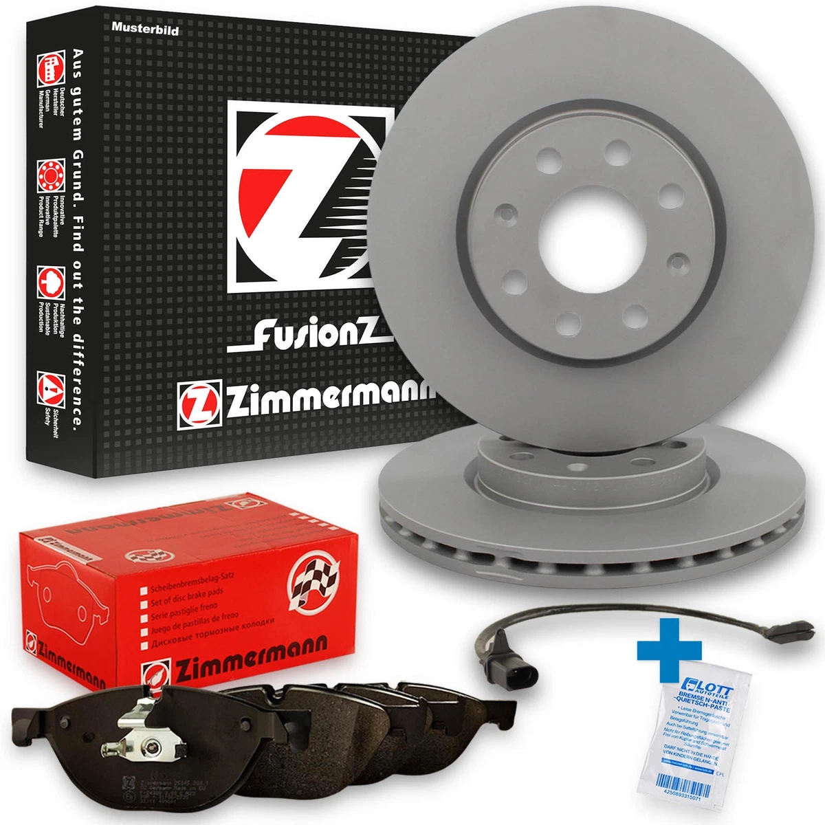 Гальмівні колодки та диски Zimmermann для SUBARU IMPREZA GF