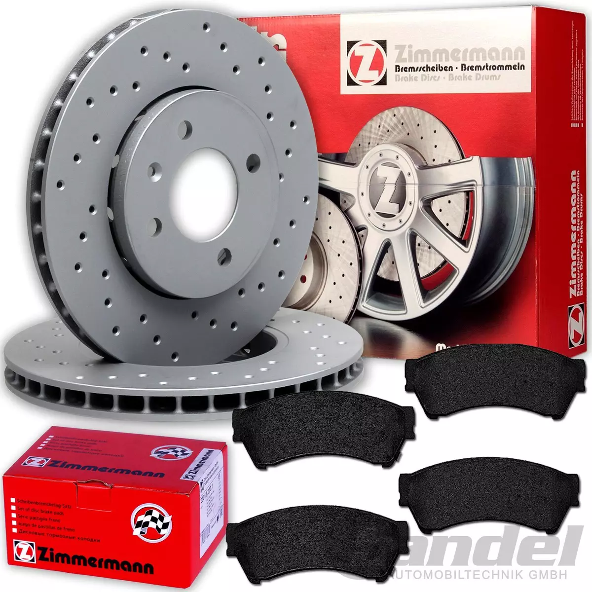 Гальмівні колодки та диски Zimmermann для CITROEN JUMPY ФУРГОН (V_)